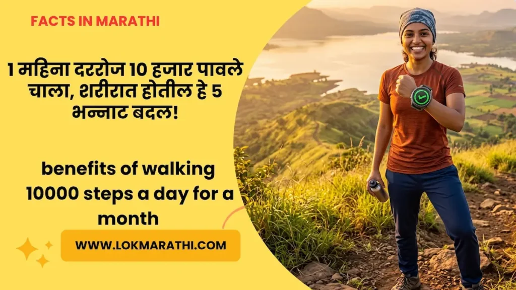 benefits of walking 10000 steps a day for a month