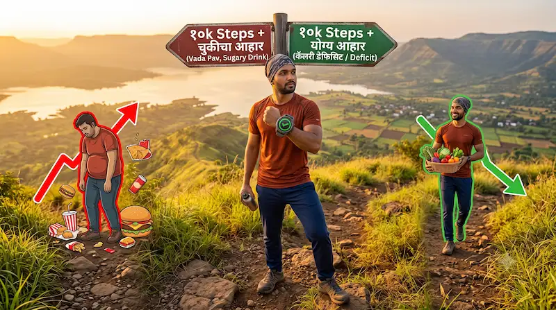 benefits of walking 10000 steps a day for a month