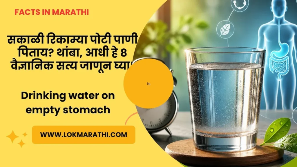 Drinking water on empty stomach benefits